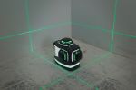 Уровень лазерный зеленый 3D в кейсе 30 м KAPRO 883HG